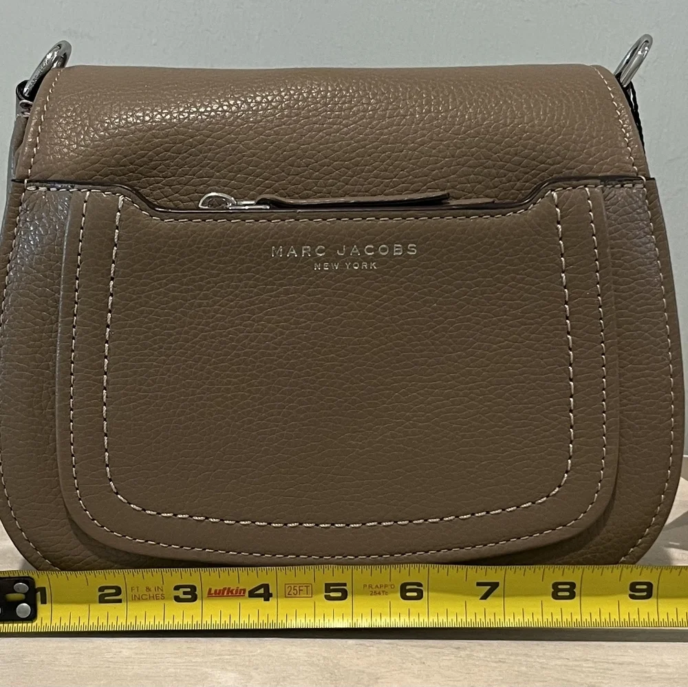 Marc Jacobs Empire City Mini Shoulder Bag in French Grey Leather NWT